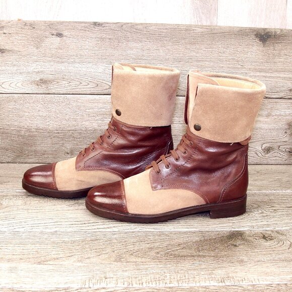 $ 1095 Neiman Marcus GRAVATI Women's 9.5 M Boot 4515 Calf/ Suede * add $15 Trees - Picture 9 of 16